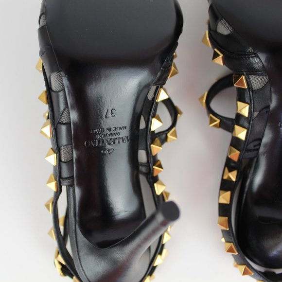 NEW VALENTINO GARAVANI Rockstud Leather Pumps - Picture 15 of 16